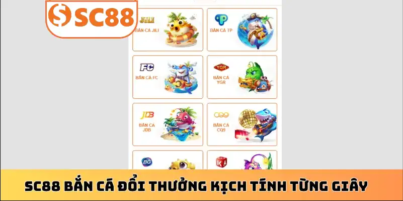 SC88 bắn cá đổi thưởng kịch tính từng giây
